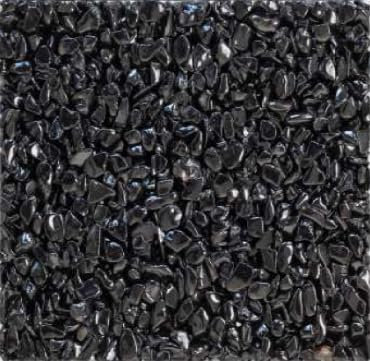 Steinteppich/Marmorgranulat Innenbereich 25 kg für 2 m² + 2K Bindemittel Innen 1-4mm (Nero Schwarz)