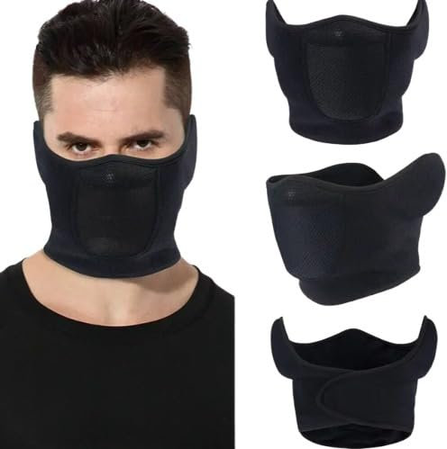 Generisch Neopren-Gesichtsmaske, Schwarz, Verstellbar, Mehrfach Verwendbar