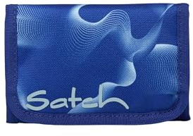 Satch Geldbeutel Vibrant Blue - Blau | Für Jungen und Mädchen mit Sichtfenster, Münzfach und Geldscheinfach für eine übersichtliche Aufbewahrung