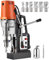 MD50 50mm Kit trapano a colonna magnetico 1680W Trapano elettrico da banco 2900LBS Magnet Force con punte da taglio anulari HSS(MD50 7PCS)