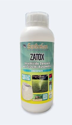 Antizanzare Concentrato – Uso Professionale e Domestico – Compatibile con sistema Sandokan Automizer e Nebulizzatori – Anti Zanzare, Zecche, Pulci, Pappataci, Cimici – Made in Italy (500ml)