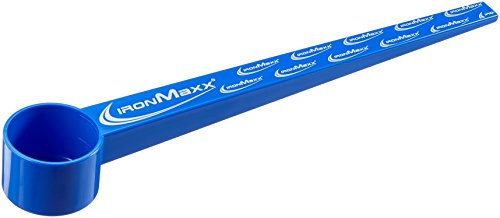 IronMaxx Dosierlöffel - Blau 30cm | Präzises Messen für Ihre Nahrungsergänzungsmittel | Leicht zu Reinigen | Ideal für Pulver und Flüssigkeiten