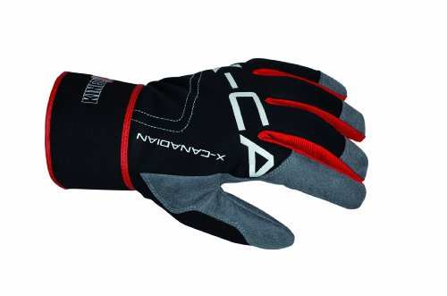 KinetiXx Uni Handschuhe X-Canadian, schwarz / grau /rot, L, 7000-160