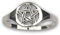 etNox-Ring ''Pentagramm'' 925 Silber (R004), Ringgrösse:52