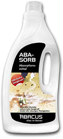 ABACUS® 1 Kg Abasorb - Bindemittel für wässrige Flüssigkeiten Flüssigkeit Absorber Granulat Allzweckbindegranulat Absoprtionsmittel (4005)