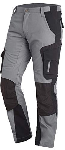FHB Unisex Florian Arbeitshose Florian - FHB® anthrazit-schwarz 46 (1er Pack)