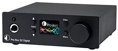 Pro-Ject Pre Box S2 Digital, Audiophiler Stereo Vorverstärker (Schwarz)