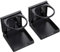AUTOUTLET 2 stücke Auto Getränkehalter, Universal klappbar Dosenhalter Flaschenhalter Becherhalter für Boot KFZ, aus Kunststoff, Folding Drink Holders