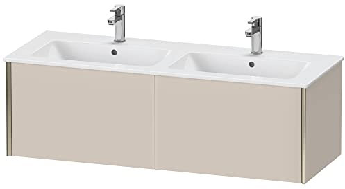 Duravit XViu 4029 Waschtischunterbau wandhängend, 2 Auszüge, für Doppelwaschtisch ME by Starck 233613, 1280x480 mm, XV40290B191, Farbe: champagner matt/taupe