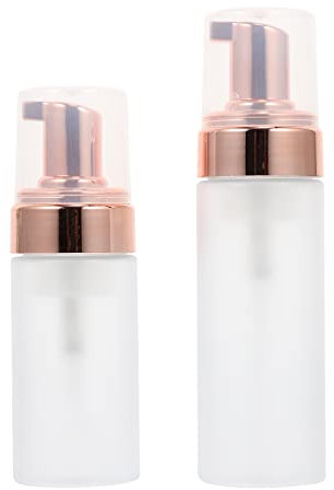 DOITOOL 2 Stück Schaumseifenspender Nachfüllbare Leere Seifenspender Flaschen, Kunststoff Pumpspender für Flüssigseife Shampoo Conditioner Duschgel(150ML+100ML)