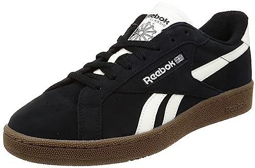 Reebok Men Club C Grounds UK Sneaker, Core Black/Chalk/Reebok Lee 2, 10