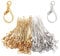 GORGECRAFT 100 Stück 72 mm Telefon-Schlüsselanhänger Ton Split-Ring-Schnüre Bunt Polyester Handy-Charms Lanyard-Schnur Für Handy Lariat USB-Stick DIY-Dekorationen