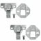Integrated Washing Machine Door Decor Cupboard Fitting Kit Hinges To Fit Beko WIR725451 Pair of 2