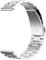 OcioDual Correa Metálica para Reloj de Liberación Rápida, Pulsera Smartwatch de Acero Inoxidable de Color Plata, Compatible con reloj tradicional o inteligente que tenga pasadores de 24mm