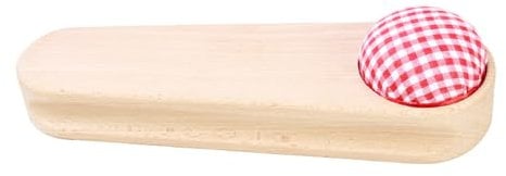 Tailor Clapper with Pin Holder, 24CM Tailor Wooden Clapper, Seam Flattening Tool, Hardwood Quilter, Pressing Clapper Professional Beech Wood Quilters Clapper, Pressing Accessory for Ironing, Sewing