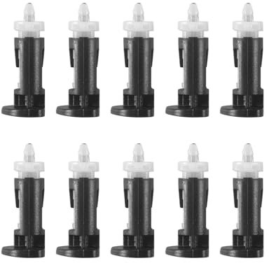 Joskeijky 10 Pezzi Morsetto per 4 Vie Raffreddatori Processore 1155 775 CPU Dissipatore di Termica Mandrino Vite di Spinta Raffreddatore Ventilatore Attacco