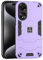 Coque arrière pour smartphone Compatible avec OPPO A78 4G 2023, coque de protection intégrale de qualité militaire, résistante aux chutes, en caoutchouc TPU et PC rigide, coque texturée mate Ensembles
