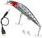 NZHBOAM Wiederaufladbare Kurbelköder Köder Trolling Fische Köder Klopfen Schwimmende Swimbait Wobbler Hartköder Für Forellen Süßwasser Salzwasser