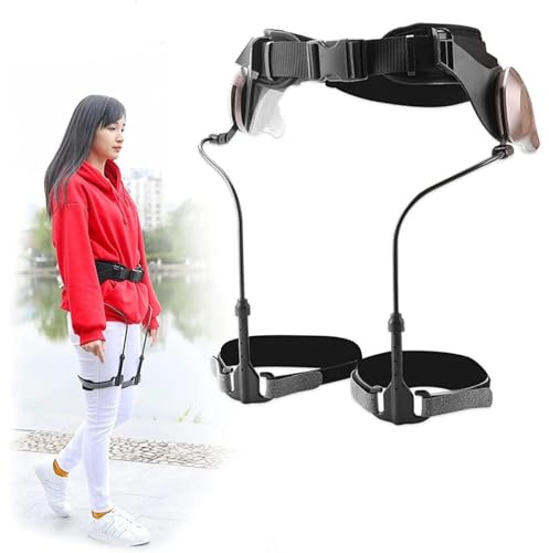Aide à la marche exosquelette pour personnes âgées – Entraîneur de rééducation des jambes à puissance corporelle bionique réglable, dispositif d'assistance à la force à 3 niveaux pour l'escalade, la m