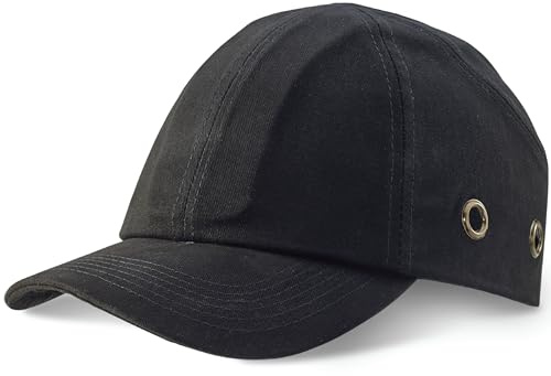 Beeswift (BEESQ Men Safety Black Baseball Cap, Black, One Size UK (Pack of 2)