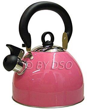 Prima 2.5L Stainless Steel Whistling Kettle in Pink 11121C
