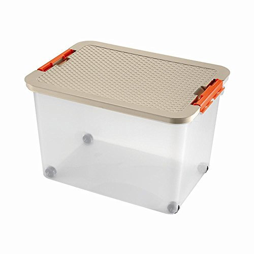 Heidrun Rollerbox 52 x 37 x 34 cm Deckel in Rattanoptik