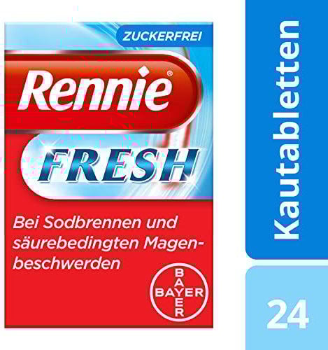 Rennie Fresh bei Sodbrennen 24 Kautabletten