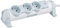LEGRAND, drehbare Steckdosenleiste mit Kontroll-Schalter EIN/AUS und LED-Beleuchtung, 3 Steckdosen (3-fach); zur Befestigung an Wand und Tisch, 694622
