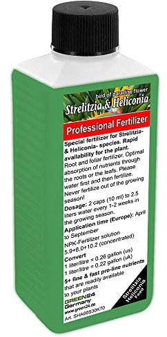 Fertilizante líquido para hortensias y strelitzia, NPK de alta tecnología, fertilizante para raíces, tierra, foliar. Alimento profesional para plantas