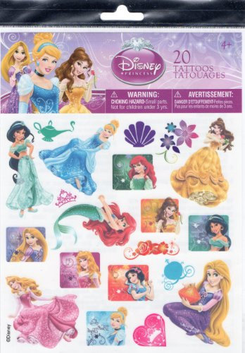 Disney Princess Tattoo's (Jasmin, Ariel, Belle) 20 Tattoos