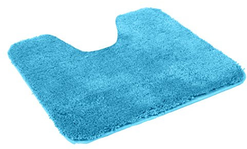Kinzler J-10002/41 türkis Badematte, Mikrofaser, 50x55 cm mit Ausschnitt