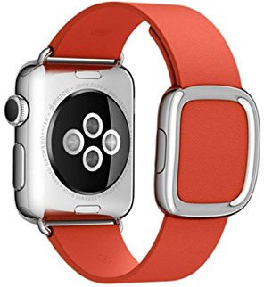 Cinturino Apple 38mm Modern Buckle rosso [MMGY2ZM/A]