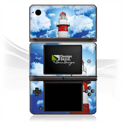 DeinDesign Skin kompatibel mit Nintendo DSi XL Folie Sticker Leuchtturm Wolke Himmel