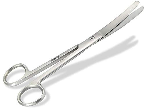 Verbandscheren RIESIGE AUSWAHL 10,5-20 cm aus rostfreiem Spezialstahl (18 cm, Schnittfläche: Gebogen/Form: Rund Rund)
