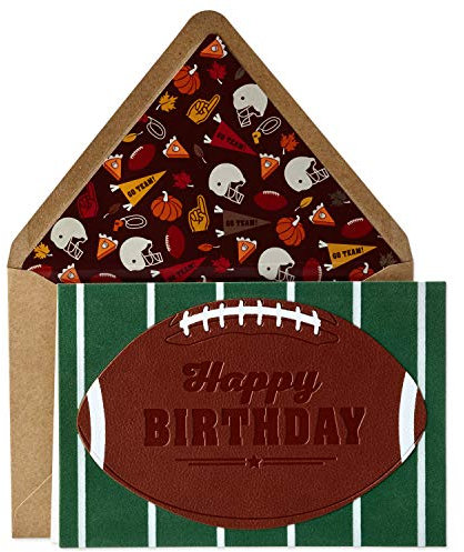 Hallmark Signature Geburtstagskarte für Ihn (Fußball) (599RZH1076)