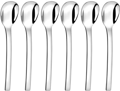 COUZON - Cuillère à café - Lot de 6 - Pix'Elle - Acier inoxydable 18/10, Finition Miroir, Epaisseur 2 mm, Longueur 144 mm - Inox