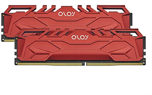 OLOy DDR4 RAM 32GB (2x16GB) 3200 MHz CL16 1.35V 288-Pin Desktop Gaming UDIMM (MD4U1632161DHRDA)