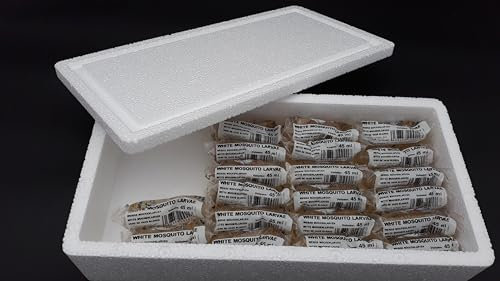 Zoo-Papp Weiße Mückenlarven lebend Futter Chaoborus spec, Syn.Choretra in 90 ml oder 45 ml Tüten