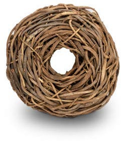 NaDeco Lianen Kranz in Natur im Durchmesser 38, 48, 65 und 85cm Türkranz Rebenkranz Kranz aus Wurzeln Naturkranz Rattankranz Lianenkranz Birkenkranz Weinrebenkranz, Größe:Ø 48 cm