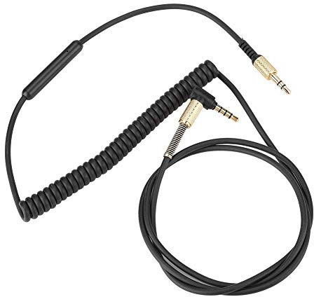 Casque de câble auxiliaire Fil de 3,5 mm Casque de câble Micro Compatible avec II pour Voiture, Casque, Lecteur MP3, Ordinateur Portable
