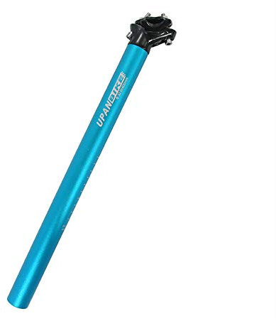 UPANBIKE Bike Seat Post Aluminum Alloy Length 400mm Diameter 30.9mm(Blue)