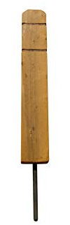 Set of 6 18 inch (45cm) Timber Keep Off Grass Verge Post Boundary Markers, Push in Ground
