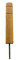 Set of 6 18 inch (45cm) Timber Keep Off Grass Verge Post Boundary Markers, Push in Ground