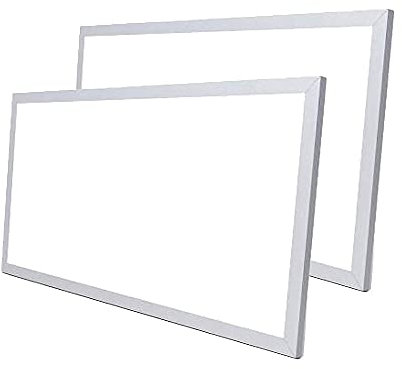Manningham Lighting 72W LED Ceiling Recessed Panel 1200 x 600 mm 6500K Daylight White Ultra Slim Design Tile Board Super Bright (2X Panels)
