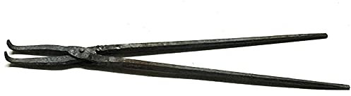 Tenaza de forja pinzas de herrero Tenaza de forja de nariz curva para tornillo de banco yunque 36cm - 120cm Tenaza de forja para Engineer Blacksmith Forge,120cm