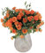 KENTIS - Bouquet di Fiori Veri - Rose a Grappolo Arancioni - Mazzo di Fiori Freschi a Domicilio Regalo