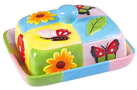 genialo Butterdose Frühling, Butterglocke Butterbox, Kunststein