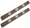 Beautissu 2er Set Zugluftstopper 90 cm lang Tuuli HR - Windstopper als Türvorleger, Haustür Rolle und Kälteschutz Luftstopper - Luftzugstopper Home Zugluft Stopper in Braun