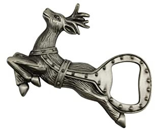 ARFUKA Flaschenöffner Metall Soda-Bier Flaschenöffner in Hirsch-Form für Getränke, Bar, Küchenwerkzeug, Geschenk für Hochzeit, Weihnachten, Geburtstag