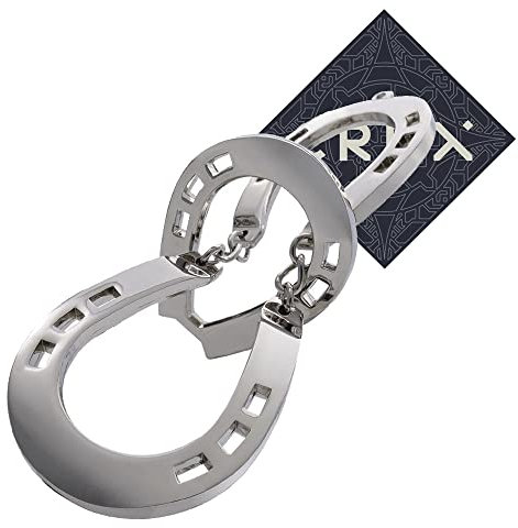 Hanayama Cast Horse Puzzle - Level 2 of 6 - Fairly Hard - Includes Crux Sticker